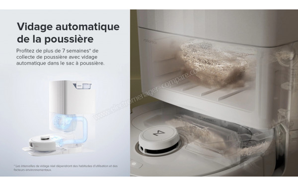 ROBOROCK Qrevo MaxV - Vidage automatique de la poussi&egrave;re