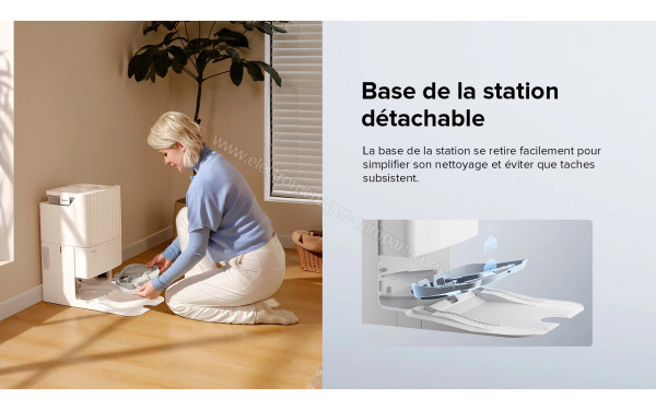ROBOROCK Qrevo MaxV - Base de station d&eacute;tachable