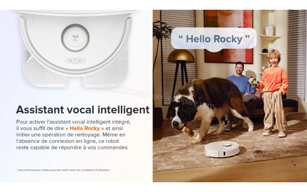ROBOROCK Qrevo MaxV - Assistant vocal intelligent