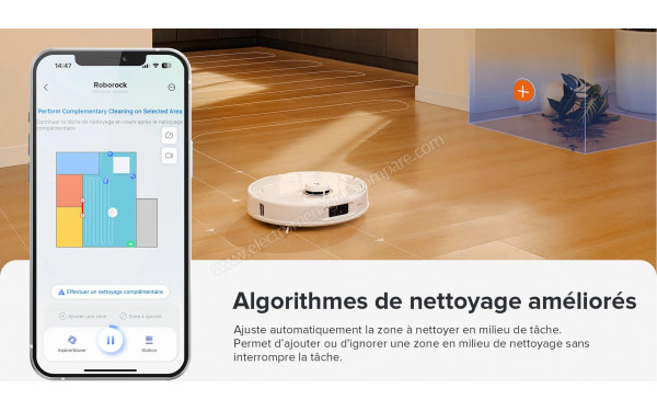 ROBOROCK Qrevo MaxV - Application pour smartphones ou tablettes