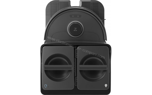 ROBOROCK Qrevo Plus Noir - Vue du dessus sur la base de chargement