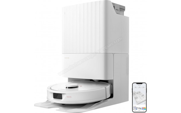 ROBOROCK Qrevo Pro Blanc - Vue d'ensemble