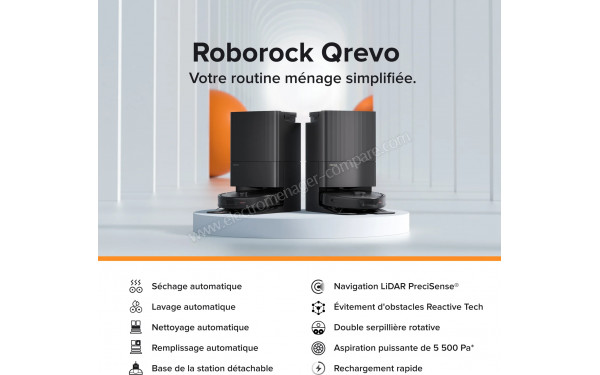 ROBOROCK Qrevo Pro Noir - Mise en situation