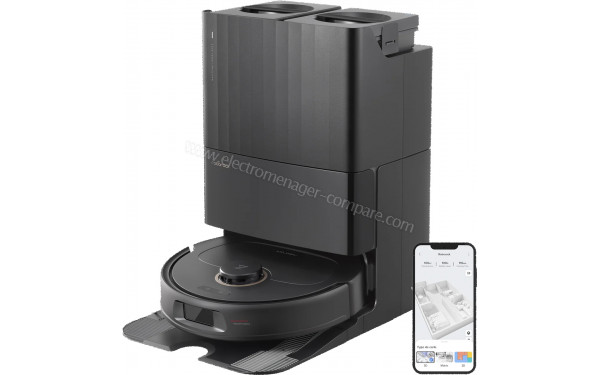 ROBOROCK Qrevo Pro Noir - Vue d'ensemble