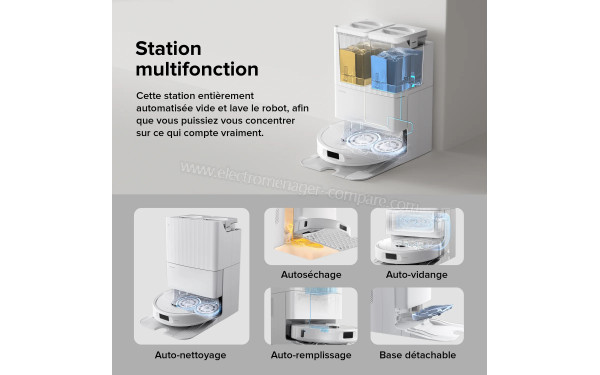 ROBOROCK Qrevo S Blanc - Station multifonction