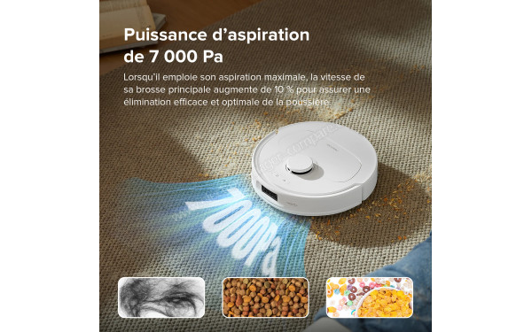 ROBOROCK Qrevo S Blanc - Aspiration puissante