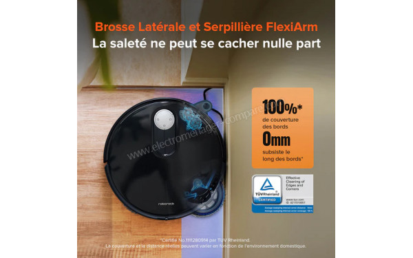 ROBOROCK Qrevo Slim Noir - Technologie FlexiArm