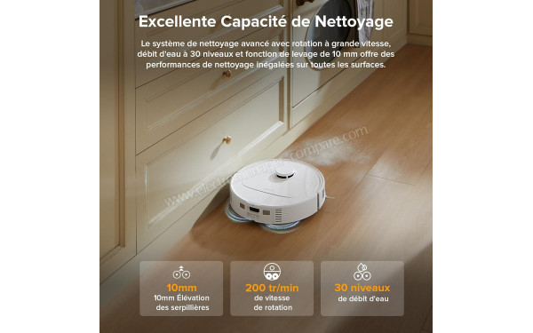 ROBOROCK QV 35A Blanc - Excellente capacit&eacute; de nettoyage