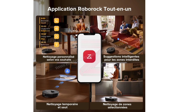 ROBOROCK QV 35S Noir - Application pour smartphones ou tablettes