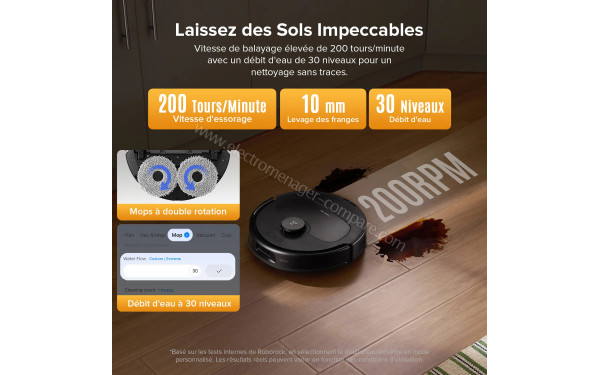 ROBOROCK QV 35S Noir - Mise en situation