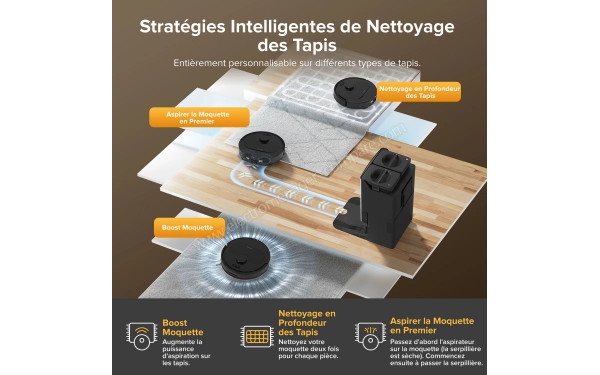 ROBOROCK QV 35S Set Noir - Mise en situation