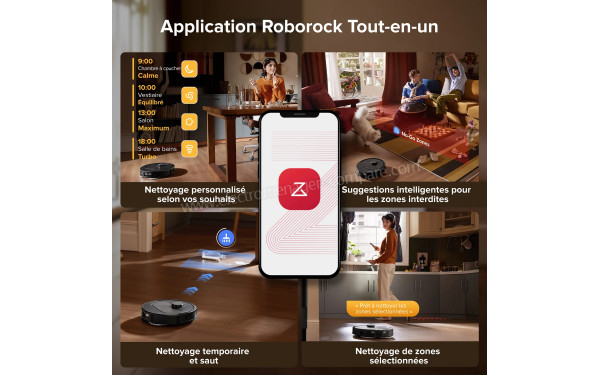 ROBOROCK QV 35S Set Noir - Application pour smartphones ou tablettes