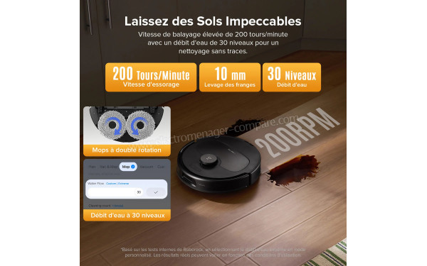 ROBOROCK QV 35S Set Noir - Mise en situation