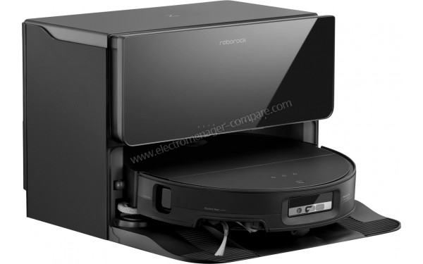 ROBOROCK Saros 10 R&D system Black - Vue 3/4 gauche (cr&eacute;dit : Boulanger)