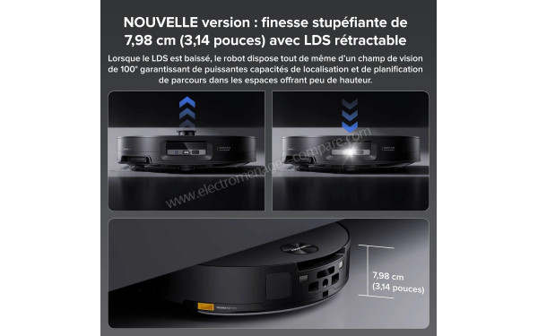 ROBOROCK Saros 10 R&D system Black - Mise en situation (cr&eacute;dit : Boulanger)