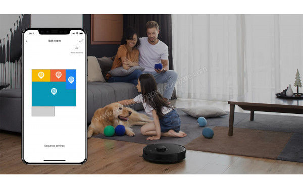 ROBOROCK S5 Max Noir - Personnalisation de pi&egrave;ces