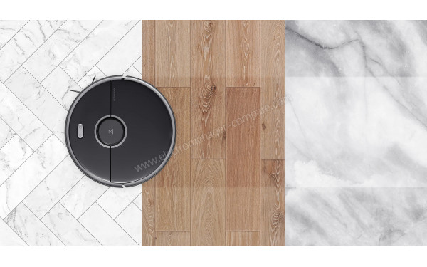 ROBOROCK S5 Max Blanc - Aspire et lave les sols durs