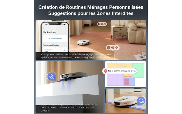ROBOROCK S7 Max Ultra Blanc - Mise en situation