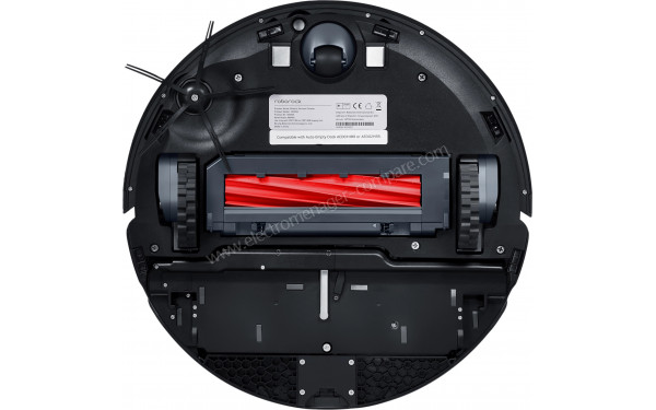 ROBOROCK S7 MaxV Noir - Vue du dessous (cr&eacute;dit : Boulanger)