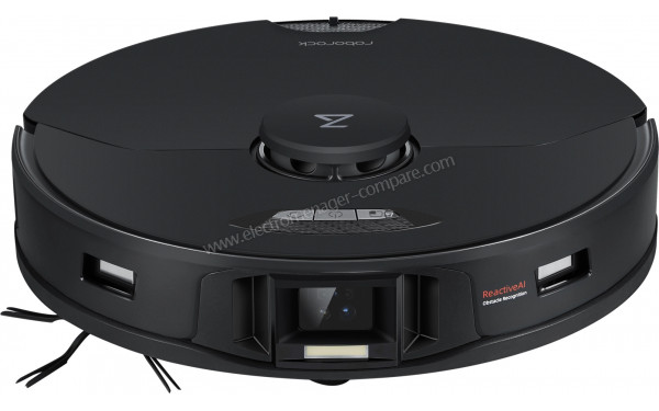 ROBOROCK S7 MaxV Noir - Vue de face (cr&eacute;dit : Boulanger)