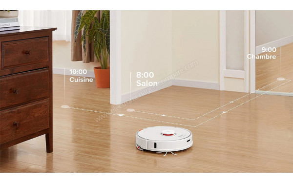 ROBOROCK S7 Blanc - Programmation personnalis&eacute;e