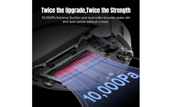 ROBOROCK S8 MaxV Ultra Blanc - Puissance d'aspiration