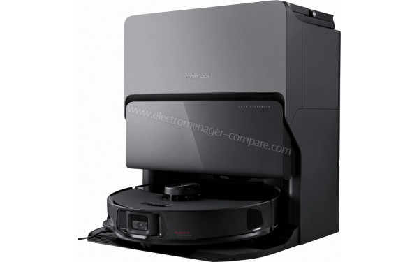 ROBOROCK S8 MaxV Ultra Noir - Vue sur base de chargement