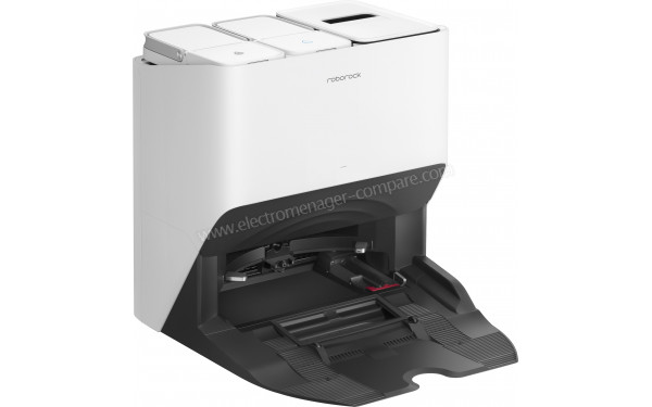 ROBOROCK S8 Pro Ultra Blanc - Base de chargement vue 3/4 gauche
