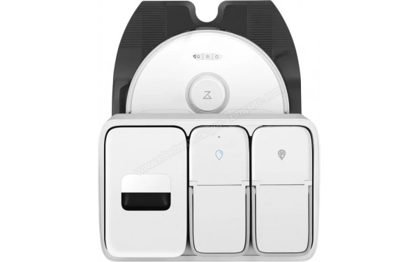 ROBOROCK S8 Pro Ultra Blanc - Vue du dessus sur la base de chargement