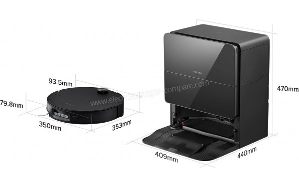 ROBOROCK Saros 10 Noir - Dimensions
