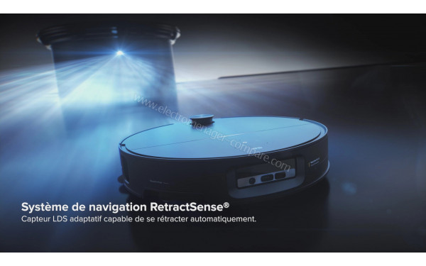 ROBOROCK Saros 10 Noir - Syst&egrave;me de navigation RetractSense