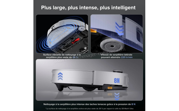 ROBOROCK Saros 10 Blanc - Mise en situation