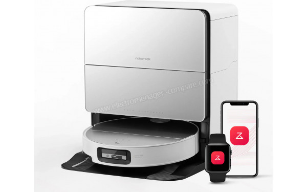ROBOROCK Saros 10 Blanc - Vue d'ensemble