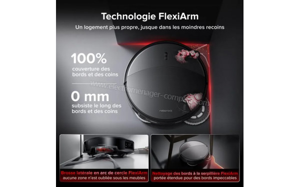 ROBOROCK Saros 20 Black - Technologie FlexiArm