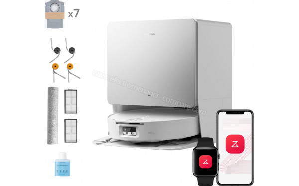 ROBOROCK Saros 20 Flow Complete Blanc - Vue d'ensemble