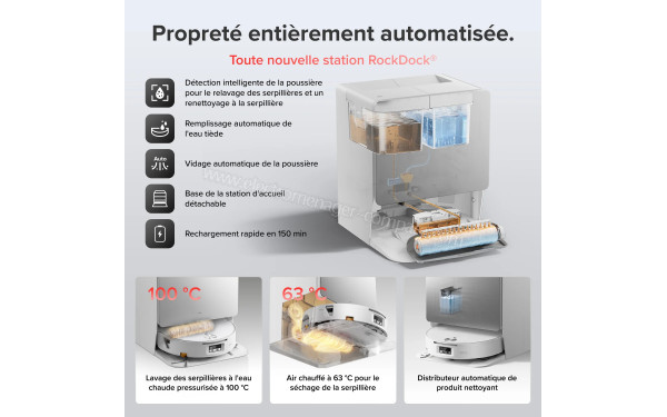 ROBOROCK Saros 20 Flow Complete Blanc - Mise en situation