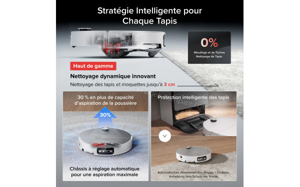 ROBOROCK Saros 20 Sonic Blanc - Mise en situation