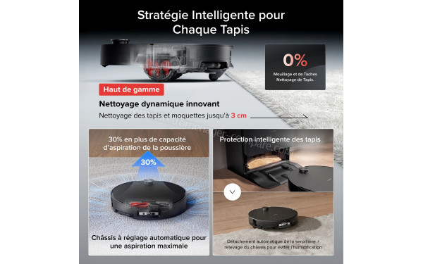 ROBOROCK Saros 20 Sonic Noir - Mise en situation