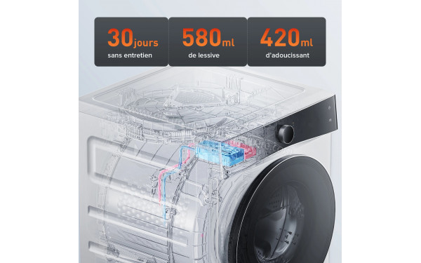 ROBOROCK Zeo Lite Blanc - Mise en situation