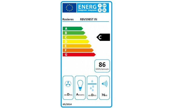 ROSIERES RBVS985 TIN - &Eacute;tiquette &eacute;nergie