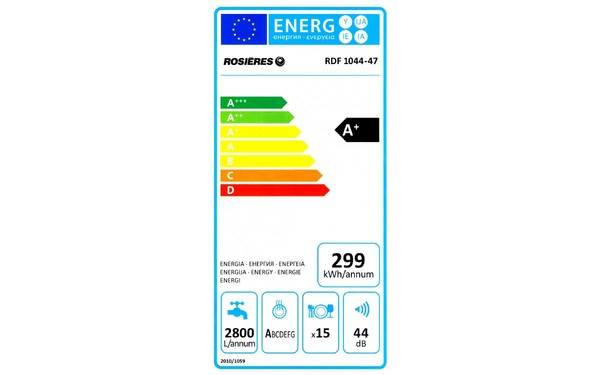 ROSIERES RDF1044-47 - &Eacute;tiquette &eacute;nergie