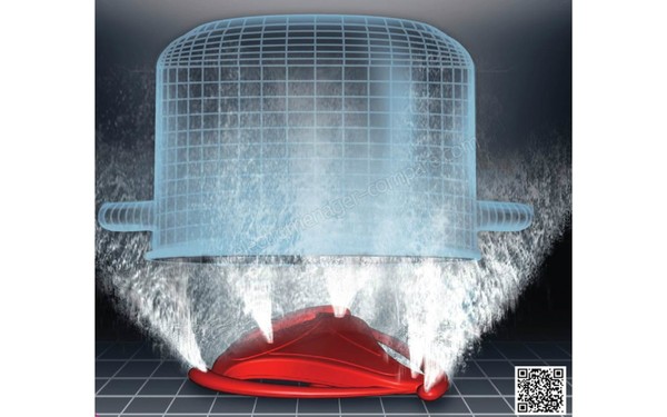 ROSIERES RDF7644-47 - Syst&egrave;me d'aspersion Powerwash (cr&eacute;dit : Darty)