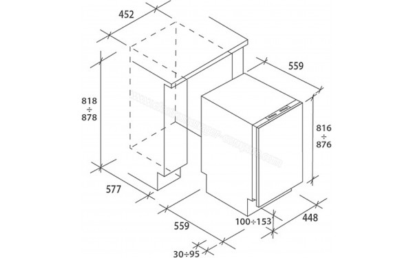 ROSIERES RDIH2T1145-47 - Dimensions