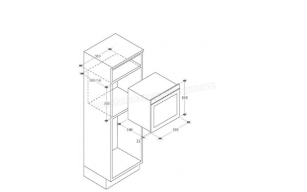 ROSIERES RFC3361PN - Sch&eacute;ma technique