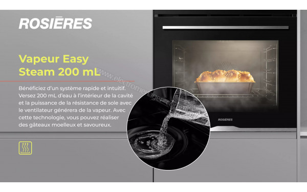 ROSIERES R FC376849PN - Syst&egrave;me Vapeur Easy