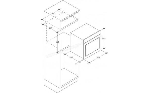 ROSIERES RFC3CM5879IN - Sch&eacute;ma technique