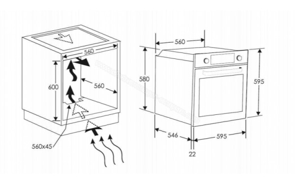 ROSIERES RFN 5871 IN - Sch&eacute;ma technique