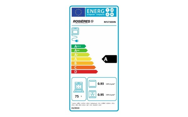 ROSIERES RFS7300IN - &Eacute;tiquette &eacute;nergie