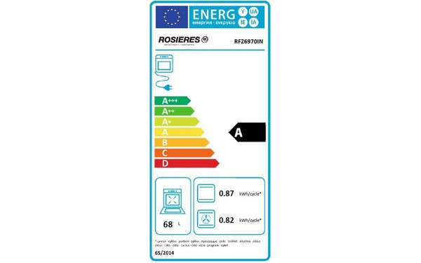 ROSIERES RFZ6970IN - &Eacute;tiquette &eacute;nergie