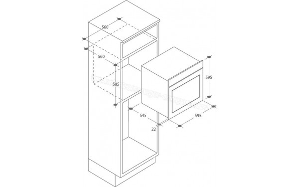ROSIERES RFZP0X976IN - Sch&eacute;ma technique